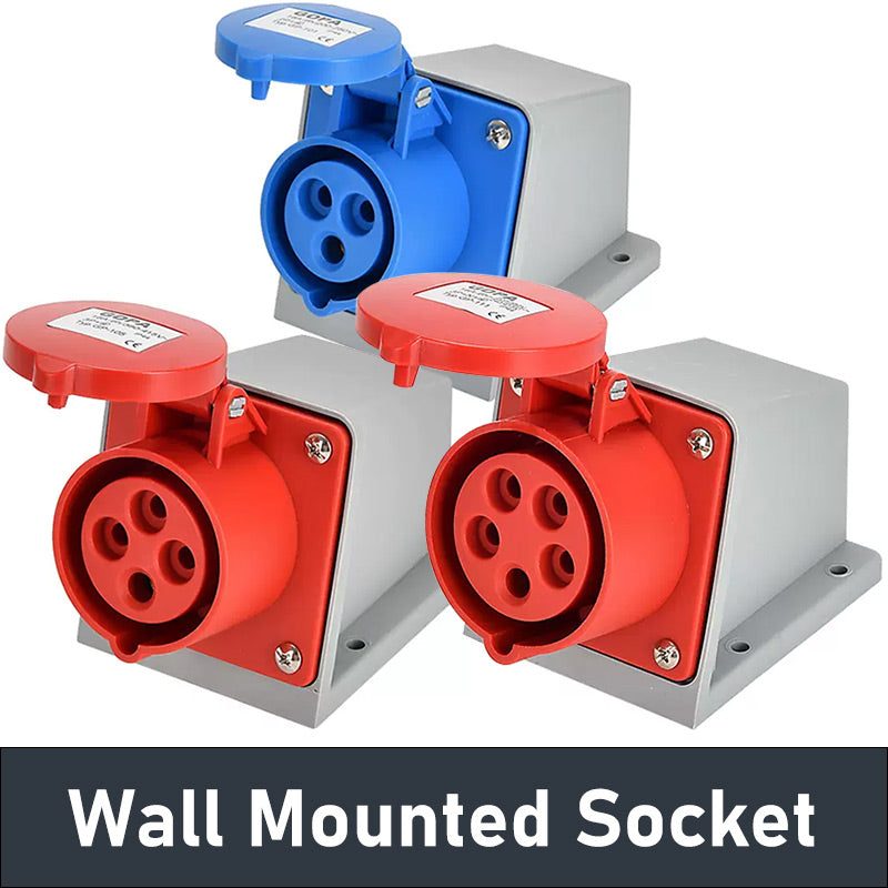 TXB-IP44 Industrial Plug And Socket Coupler Waterproof IP44 3/4/5Pins ...