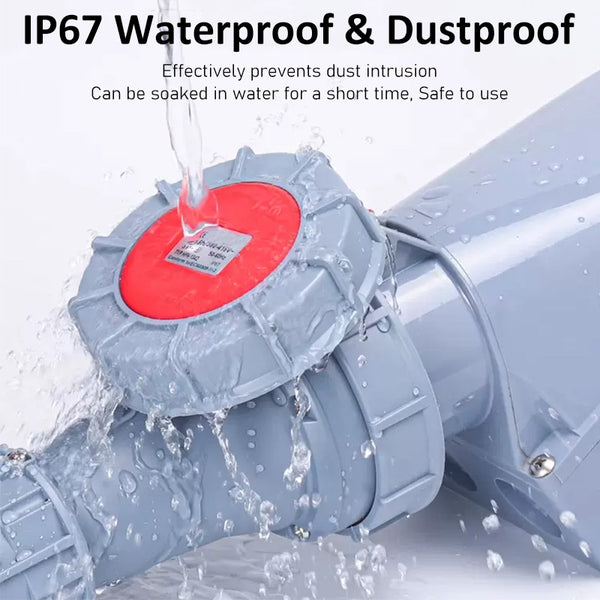 TXC-IP67 Industrial Plug And Socket Coupler Waterproof IP67 3/4/5Pins ...