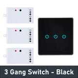 "WWS2 Wireless Switch 1P/2P/3P Black/White/Gold/Gray With Receiver