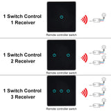"WWS2 Wireless Switch 1P/2P/3P Black/White/Gold/Gray With Receiver