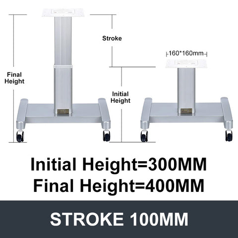 Movable Electric Lifting Column 24V DC Motor 3000N 660LB Load - DHLC3000Y-Hall-HS1