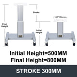 Movable Electric Lifting Column 24V DC Motor 3000N 660LB Load - DHLC3000Y-Hall-HS1