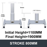 Movable Electric Lifting Column 24V DC Motor 3000N 660LB Load - DHLC3000Y-Hall-HS1