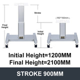 Movable Electric Lifting Column 24V DC Motor 3000N 660LB Load - DHLC3000Y-Hall-HS1