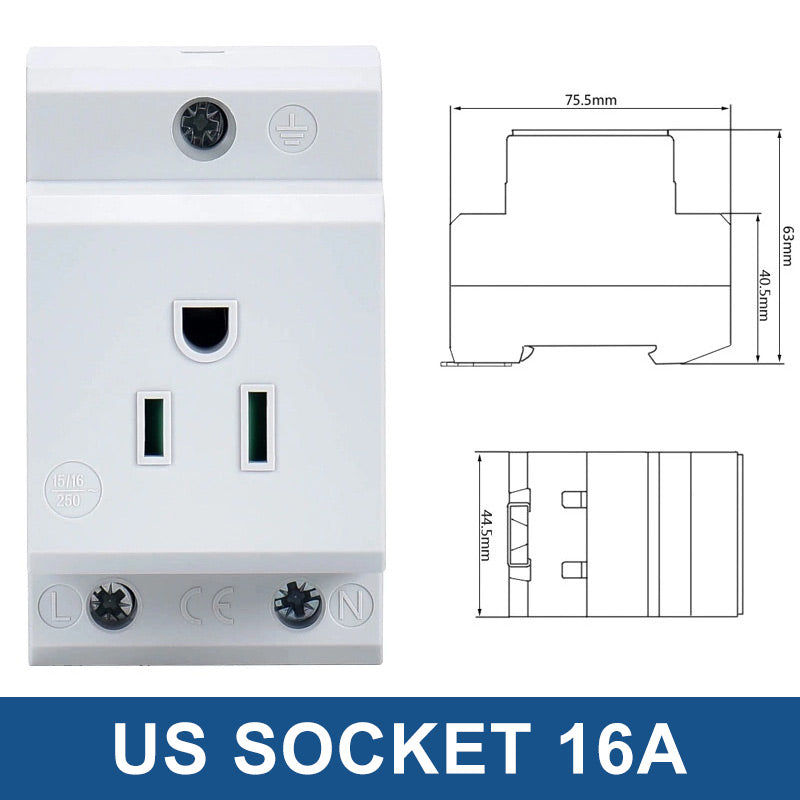 AC30 Din Rail Socket – DIHOOL